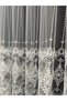 Eco 8047 Patterned 1 to 2.5 Medium Pleated Tulle Curtain - 3