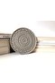 Pack of 2 Patterned Raw Concrete Coasters-Candle Plate