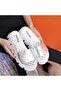 Women's Skin Genuine Leather High Sole Slippers 6237 - 3