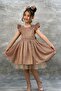 Girl's Shining Copper Dress