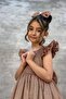Girl's Shining Copper Dress - 6