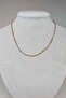 Green Garnet (GRANAT) (GARNET) Stone Washer 2mm Necklace (WITH FIXED CLIP)