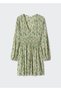 Woven Floral Dress - 3