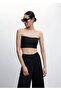 Bandeau Style Paneled Blouse