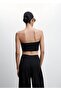 Bandeau Style Paneled Blouse - 4