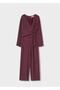 Patterned Jumpsuit with Knot Detail - 3