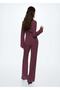 Patterned Jumpsuit with Knot Detail - 4