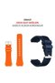Watch GT2 Pro 46mm Lanyard Strap 22mm Sports Striped Silicone Metal Buckle Delux Silicone - 2