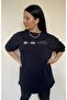 Large Size Women's T-Shirt Black