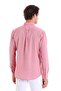 Claret Red Comfort Fit Plain 100% Cotton Buttoned Collar Long Sleeve Casual Oxford Shirt - 6