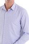 Navy Blue Striped Slim Fit Cotton Shirt - Long Sleeve, Casual Collar - 5