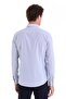 Blue Comfort Fit Striped 100% Cotton Slim Collar Long Sleeve Casual Shirt - 6