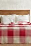 Flow Plaid Waffle Double Pique 200x230 cm Red