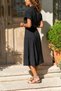 Women's Black Pocket Belted Safari Airobin Dress GK-BSTK4045 - 2