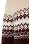 Burgundy Slim Fit Woolen Bicycle Collar Panel Jacquard Knitwear Sweater Tmnaw21Kz0738 - 7