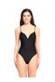 Women's Black Coated Swimsuit 23s108st