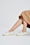 Women's White Floater Genuine Leather Loafer Shoes - 2