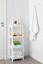 Vesken 3 Section Bathroom Shelf Unit White - 2