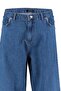 Mavi Yüksek Bel Geniş Paça Comfort/Orta Esnek Büyük Beden Wide Leg Jeans TBBAW23CJ00020 - 5