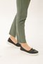 Women's Genuine Leather Comfort Shoes 766 088-10 Byn Ayk Y22