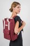 Claret Red Multi-Pocket Baby Bottle Thermos Functional Mother Baby Care Backpack Fp-BGO53-Burgundy - 5