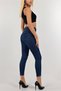 Dark Blue Lycra Skinny Recovery Skinny Leg Jeans - 2