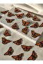 Polymer Clay Butterfly Earrings Orange Butterfly Earrings - 5