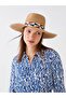 XSIDE Women's Straw Fedora Hat with Piping Detail EPIC STORE