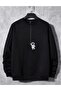 Unisex Astronaut printed oversize sweatshirt