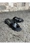 Women's Slippers Summer Daily Slippers Sea Beach Dowry Guest Indoor Slippers BLACK - 2