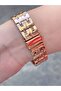 Roman Numeral Stoned Women's Wristwatch - 2