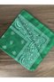 Green Unisex Ethnic Patterned 100% Cotton Bandana - Add 4 to Basket Pay 3