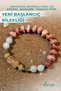 New Starter Bracelet - Certified Natural Stone, Rhodonite, Tourmaline, Citrine, Aquamarine, Hematite