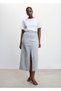 Linen skirt with slits - 8
