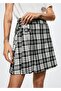Pleated Plaid Skirt - 5