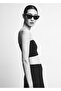 Bandeau Style Paneled Blouse - 5