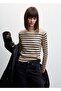 Sequined Striped Sweater