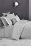 Tommy Gray Double 100% Cotton Satin 233 TC Duvet Cover Set - 3