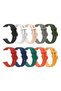 Band 7 Color Silicone Cord Clip Adjustable Hole Soft Lightweight Strap Bracelet - 4