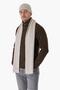 Men's Hair Braid Scarf Beanie Set Beige 23w501 - 2