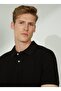 Altınyıldız Classics Polo Neck Black Men's T-Shirt 4A9000000001 - 4