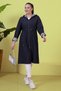 Women's Large Size Hijab Full Length Sports Trencoat