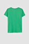 Regular Fit Crew Neck Slogan Printed Short Sleeve 100% Cotton T-Shirt - 2