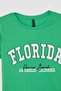 Regular Fit Crew Neck Slogan Printed Short Sleeve 100% Cotton T-Shirt - 3