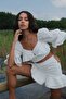 Vivienne White Skirt White Bottom Top Set - 5