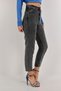 Spanish High Waist Smoked Snow Mom Jeans Lycra Colorfast Smoked Extra Comfortable Mom Jeans - 2
