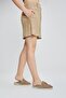 Beatriz Women's Beige Suede Genuine Leather Flat Slippers - 2