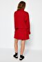 Tile Crop Super Wide Fit Soft Textured Pleated Skirted Knitwear Top and Bottom Set Twoaw24Au00019 - 6