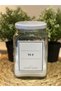 White Salt Storage Jar with Lid Glass 1600 Ml - 2