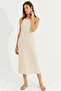 Women's Vanilla Halter Neck Maxi Dress DMR80 - 5